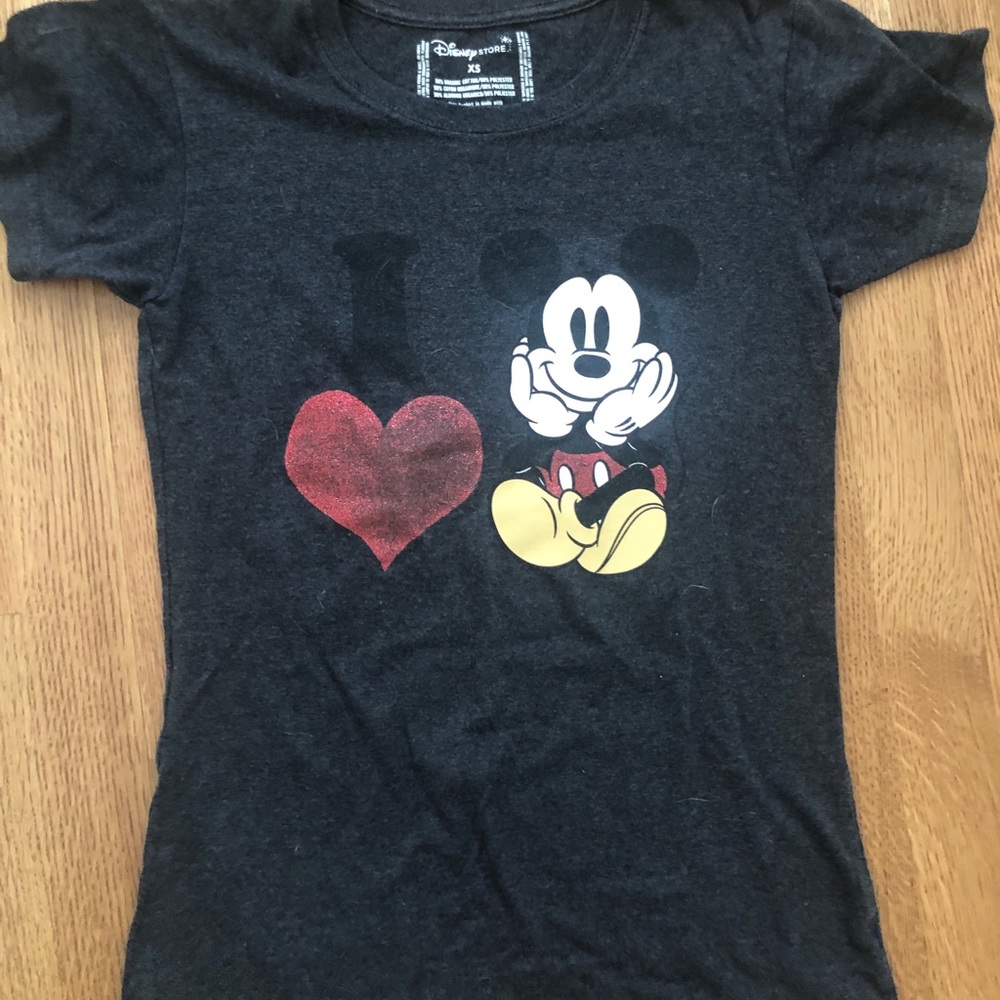 grey mickey mouse tshirt